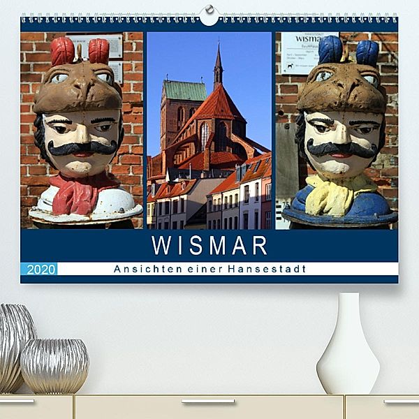 Wismar - Ansichten einer Hansestadt(Premium, hochwertiger DIN A2 Wandkalender 2020, Kunstdruck in Hochglanz), Holger Felix