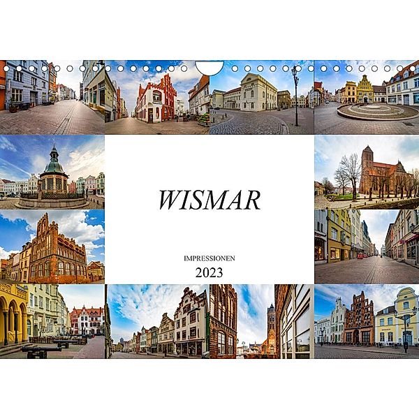 Wismar Impressionen (Wandkalender 2023 DIN A4 quer), Dirk Meutzner