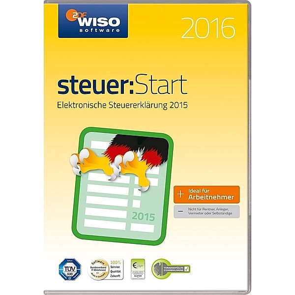 WISO steuer:Start 2016 (PC)