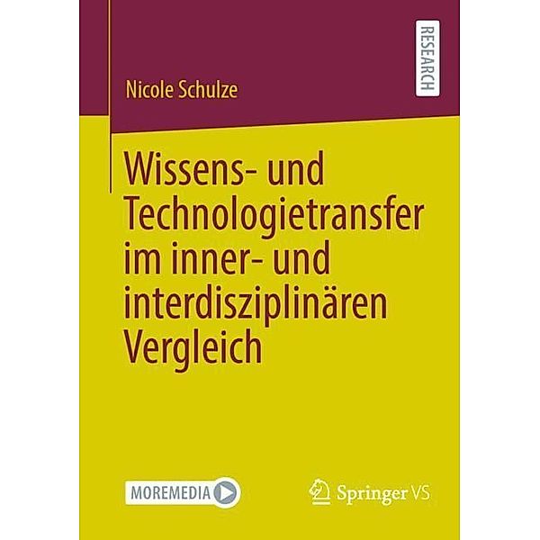 Wissens- und Technologietransfer im inner- und interdisziplinären Vergleich, Nicole Schulze