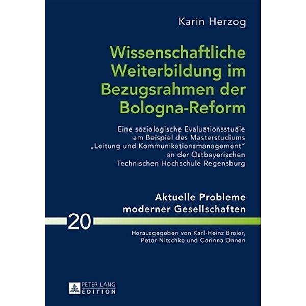 Wissenschaftliche Weiterbildung im Bezugsrahmen der Bologna-Reform, Karin Herzog