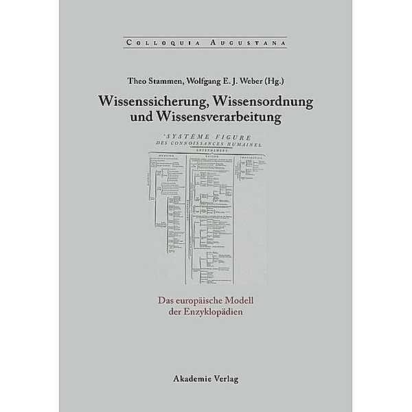 Wissenssicherung, Wissensordnung und Wissensverarbeitung / Colloquia Augustana Bd.18