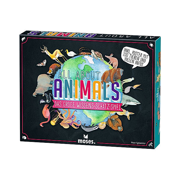 moses Verlag Wissensspiel ALL ABOUT ANIMALS, Peer Sylvester
