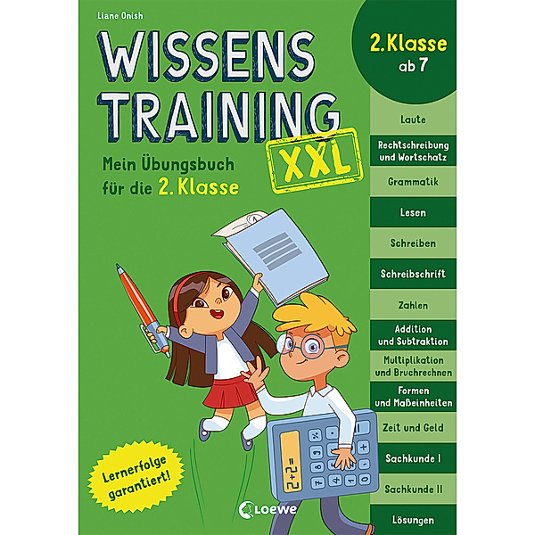 Wissenstraining XXL - Mein Übungsbuch für die 2. Klasse, Liane Onish