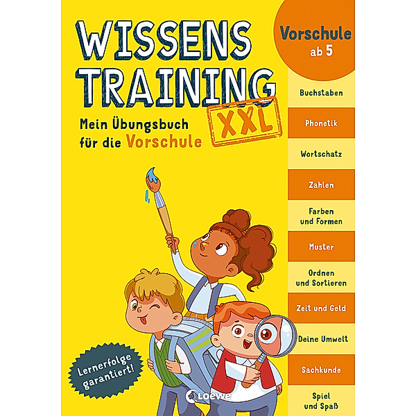Wissenstraining XXL - Mein Übungsbuch für die Vorschule, Lisa Trumbauer