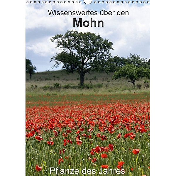 Wissenswertes über den Mohn - Pflanze des Jahres (Wandkalender 2018 DIN A3 hoch) Dieser erfolgreiche Kalender wurde dies, Georg Schmitt