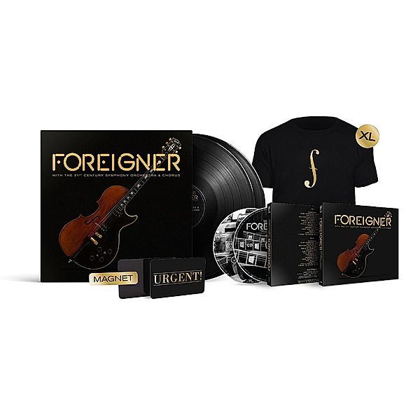 With The 21st Century Symphony Orchestra & Chorus (Limited Boxset inkl. 2 LPs, CD+DVD, T-Shirt und Magnet), Foreigner