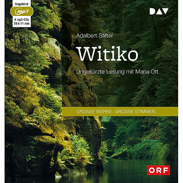 Witiko,3 Audio-CD, 3 MP3, Adalbert Stifter