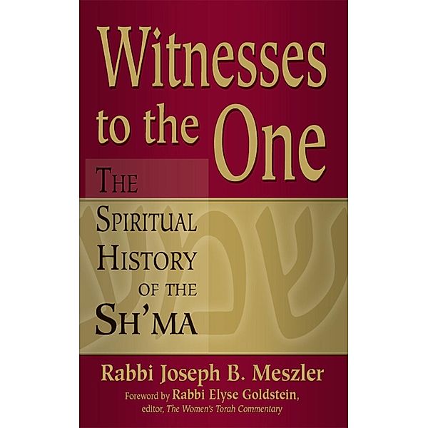 Witnesses to the One, Rabbi Joseph B. Meszler