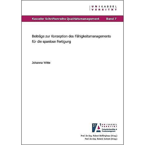 Witte, J: Beiträge zur Konzeption des Fähigkeitsmanagements, Johanna Witte