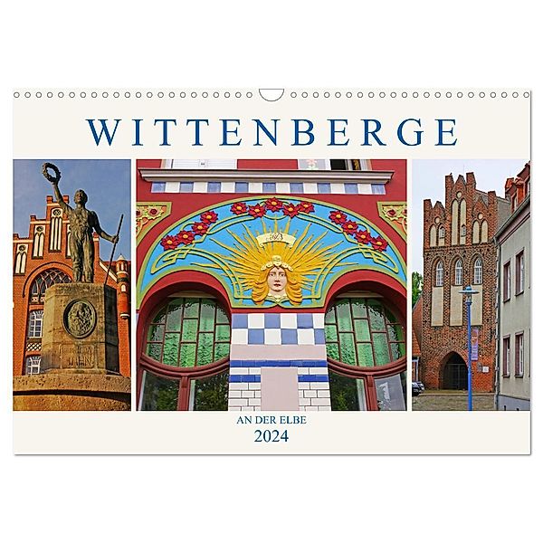 Wittenberge an der Elbe (Wandkalender 2024 DIN A3 quer), CALVENDO Monatskalender, Lucy M. Laube