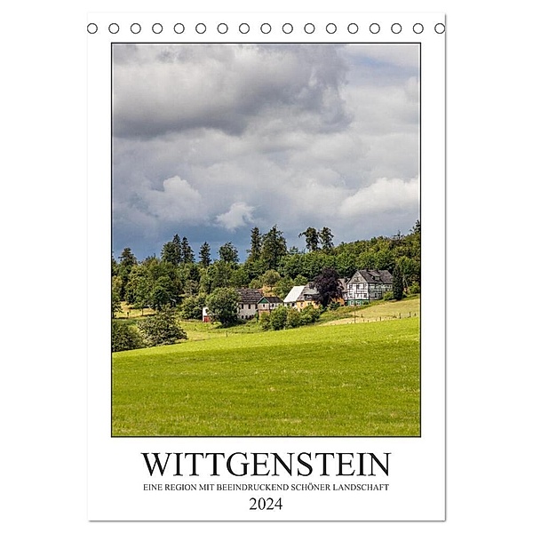 Wittgenstein - Eine Region mit beeindruckend schöner Landschaft (Tischkalender 2024 DIN A5 hoch), CALVENDO Monatskalender, Heidi Bücker