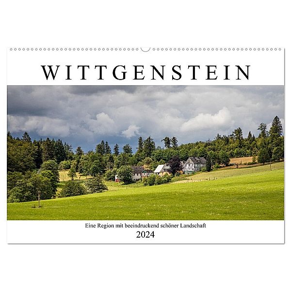 Wittgenstein - Eine Region mit beeindruckend schöner Landschaft (Wandkalender 2024 DIN A2 quer), CALVENDO Monatskalender, Heidi Bücker