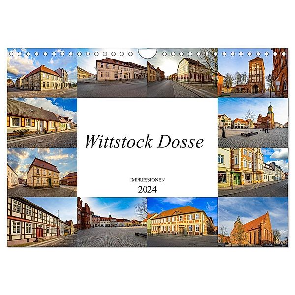 Wittstock Dosse Impressionen (Wandkalender 2024 DIN A4 quer), CALVENDO Monatskalender, Dirk Meutzner