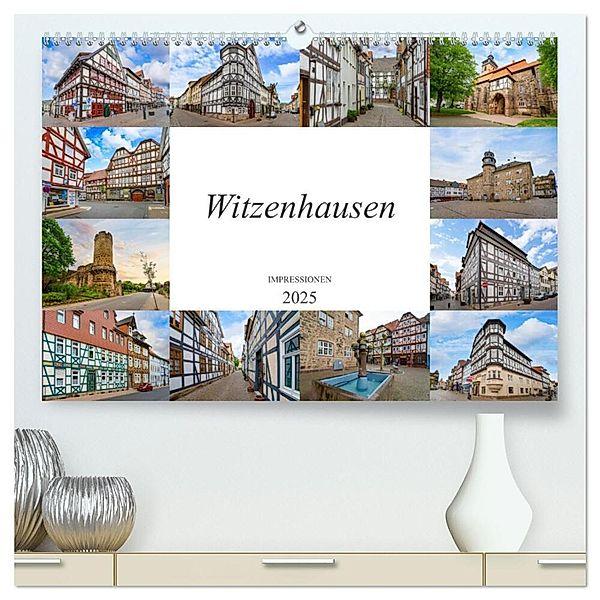 Witzenhausen Impressionen (hochwertiger Premium Wandkalender 2025 DIN A2 quer), Kunstdruck in Hochglanz, Calvendo, Dirk Meutzner