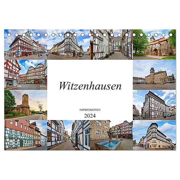 Witzenhausen Impressionen (Tischkalender 2024 DIN A5 quer), CALVENDO Monatskalender, Dirk Meutzner