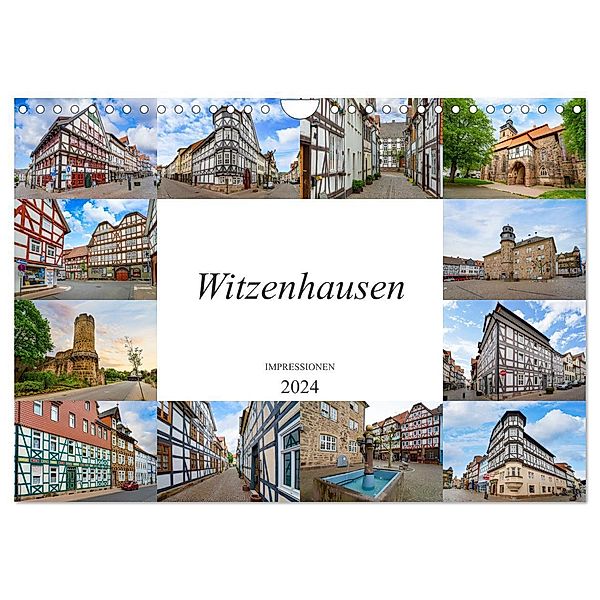 Witzenhausen Impressionen (Wandkalender 2024 DIN A4 quer), CALVENDO Monatskalender, Dirk Meutzner