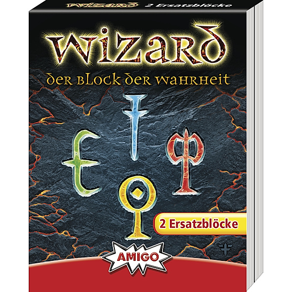 Amigo Verlag Wizard - der Block der Wahrheit, 2 Ersatzblöcke (Spiel-Zubehör)