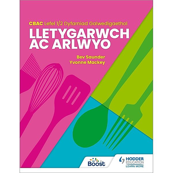 WJEC Level 1/2 Vocational Award in Hospitality and Catering Welsh Language Edition, Bev Saunder, Yvonne Mackey