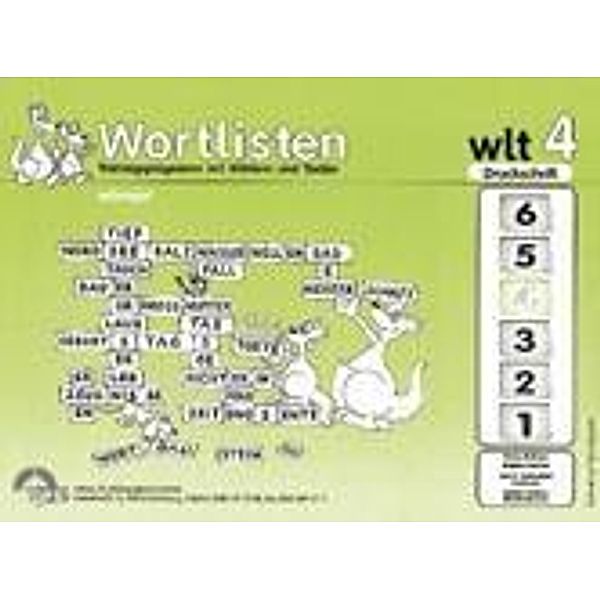 wlt 4 - Wortlistentraining. Schülerarbeitsbuch 4. Schuljahr, Heiko Balhorn, Jan P. Schniebel, Walter Uihlein