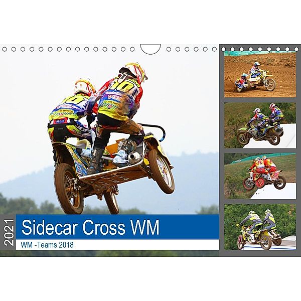 WM Sidecarcross (Wandkalender 2021 DIN A4 quer), MX-Pfau