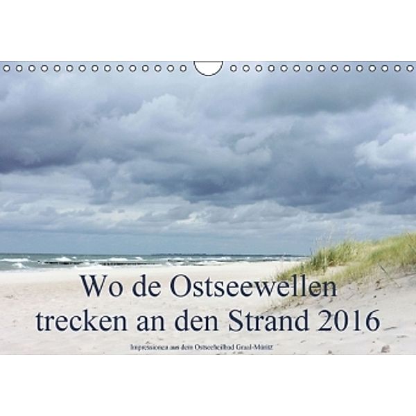 Wo de Ostseewellen trecken an den Strand 2016 (Wandkalender 2016 DIN A4 quer), Kerstin Stolzenburg