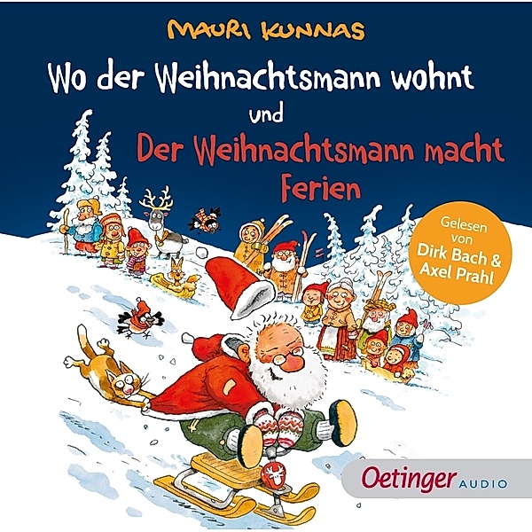 Wo der Weihnachtsmann wohnt und Der Weihnachtsmann macht Ferien,1 Audio-CD, Mauri Kunnas