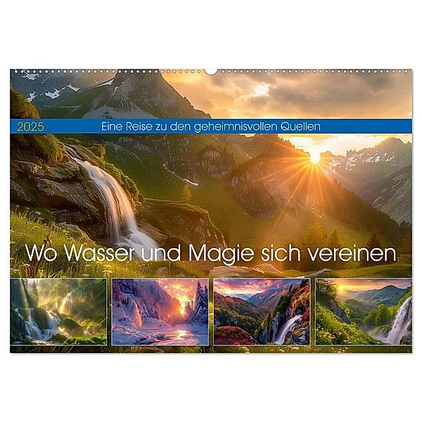 Wo Wasser und Magie sich vereinen (Wandkalender 2025 DIN A2 quer), CALVENDO Monatskalender, Calvendo, Steffen Gierok-Latniak
