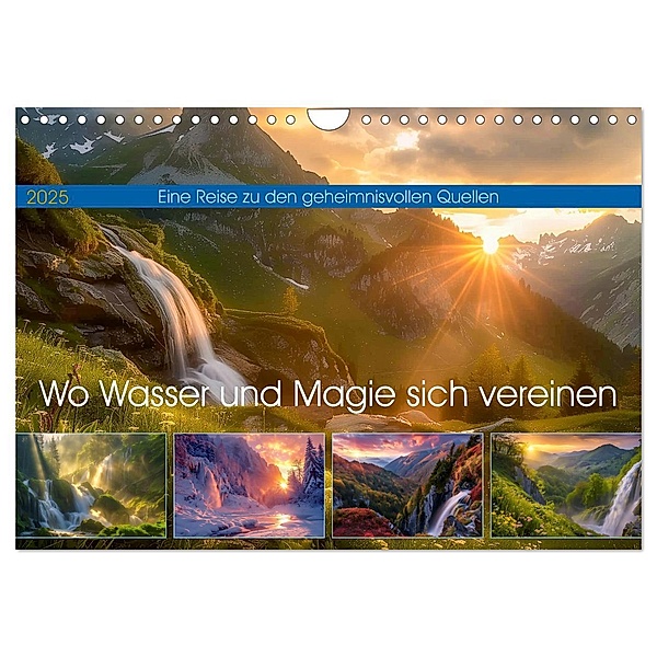 Wo Wasser und Magie sich vereinen (Wandkalender 2025 DIN A4 quer), CALVENDO Monatskalender, Calvendo, Steffen Gierok-Latniak