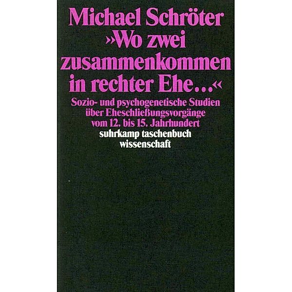 'Wo zwei zusammenkommen in rechter Ehe . . .', Michael Schröter