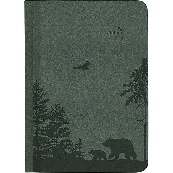 Wochen-Minitimer Nature Line Pine 2025 - Taschen-Kalender A6 - 1 Woche 2 Seiten - 192 Seiten - Umwelt-Kalender - mit Hardcover - Alpha Edition