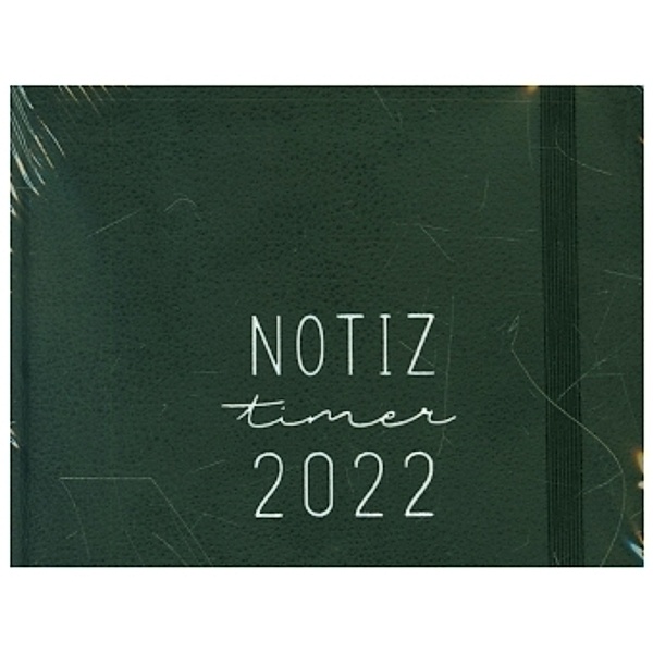 Wochen-Notiz-Timer Classic 2022 A5 12 Monate [Schwarz]