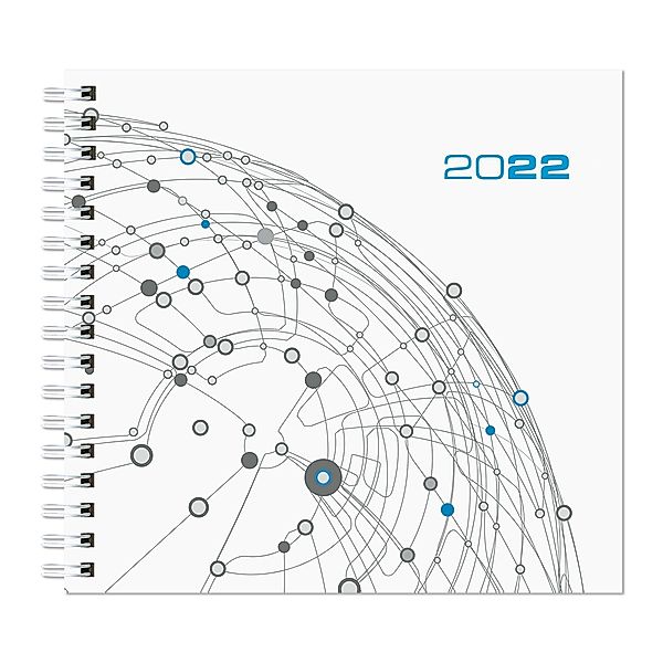 Wochenbuch Assessor 2022 - Bürokalender 15,8x14,7 cm - 1 Woche auf 2 Seiten - mit Ringbindung - Buchkalender - Notizbuch