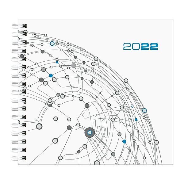 Wochenbuch Assessor 2022 - Bürokalender 15,8x14,7 cm - 1 Woche auf 2 Seiten - mit Ringbindung - Buchkalender - Notizbuch