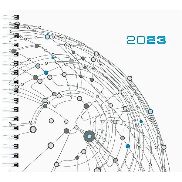 Wochenbuch Assessor 2023 - Bürokalender 15,8x14,7 cm - 1 Woche auf 2 Seiten - mit Ringbindung - Buchkalender - Notizbuch