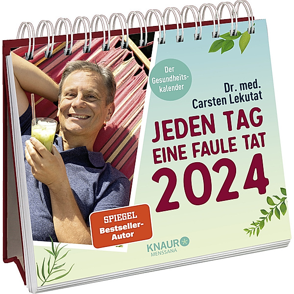 Wochenkalender 2024: Jeden Tag eine faule Tat, Carsten Lekutat
