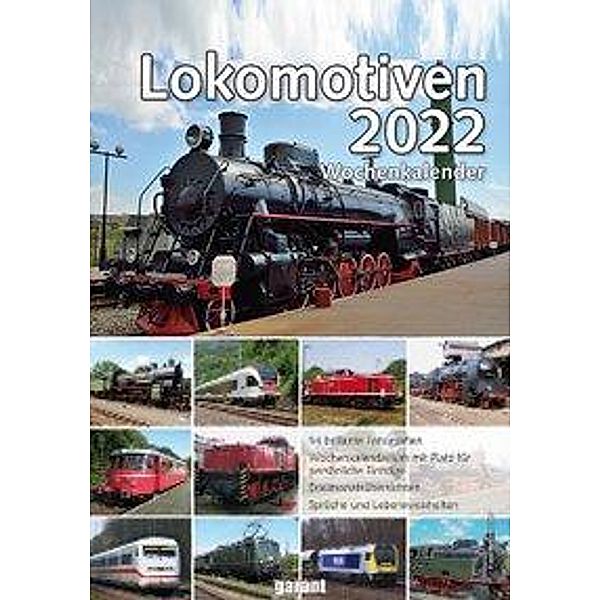 Wochenkalender Lokomotiven 2022