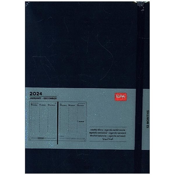 Wochenkalender Maxi - 2024 - Maxi Weekly Diary - 12M - Blue