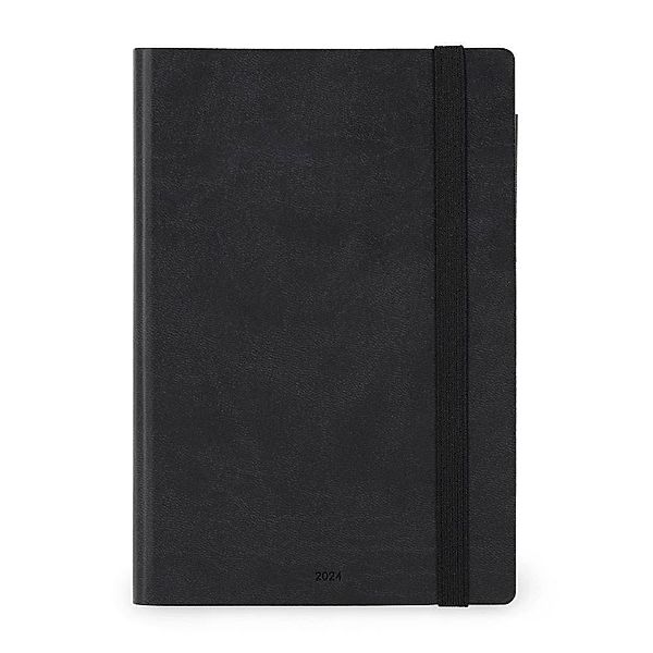 Wochenkalender Medium - 2024 - Medium Weekly Diary - 12M - Black