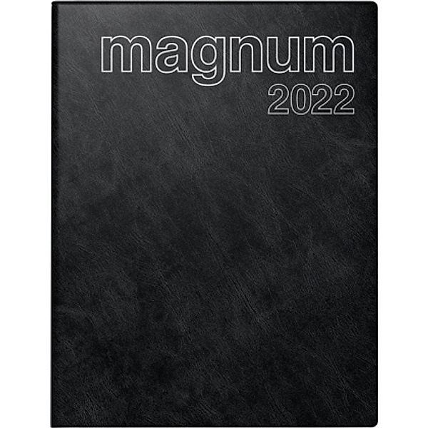 Wochenkalender Modell magnum 2022, Schaumfolien-Einband Catana schwarz