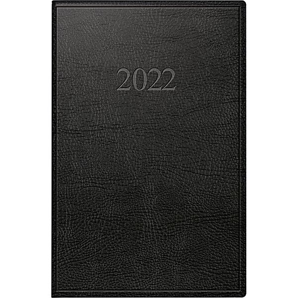 Wochenkalender  Modell partner/Industrie I, 2022, Kunstleder-Einband Prestige schwarz