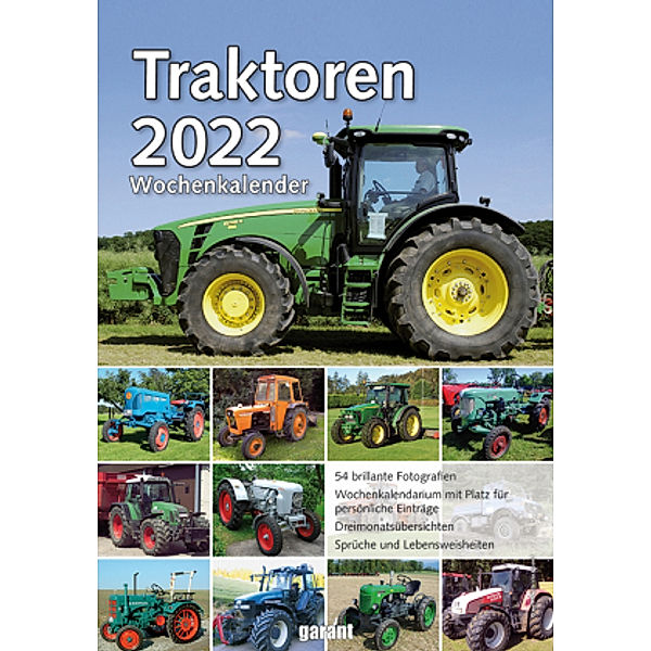 Wochenkalender Traktoren 2022