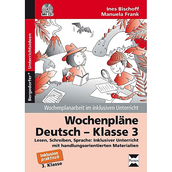 Wochenpläne Deutsch - Klasse 3, m. 1 CD-ROM, Ines Bischoff, Manuela Frank