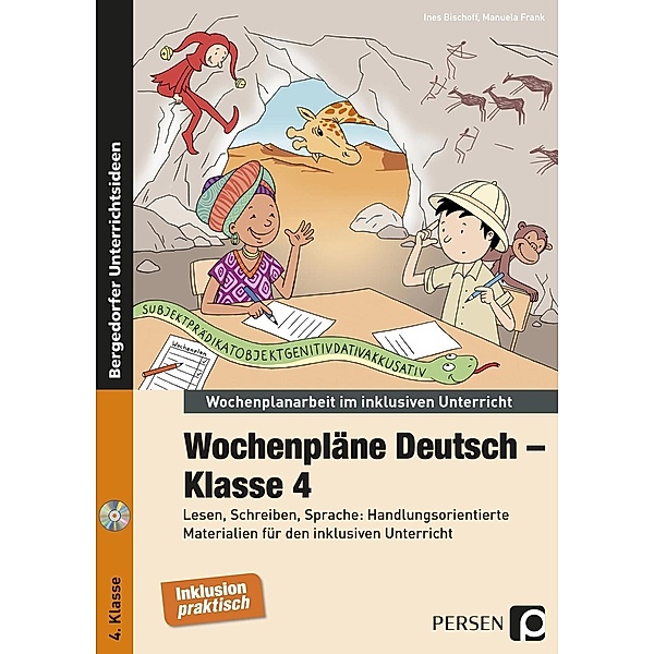 Wochenpläne Deutsch - Klasse 4, m. 1 CD-ROM, Ines Bischoff, Manuela Frank