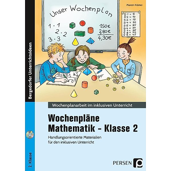 Wochenpläne Mathematik - Klasse 2, m. 1 CD-ROM, Mareen Krämer
