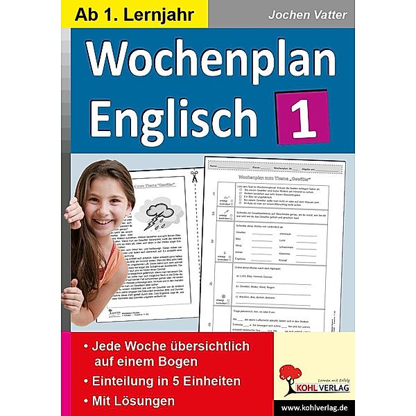 Wochenplan Englisch 1, Jochen Vatter