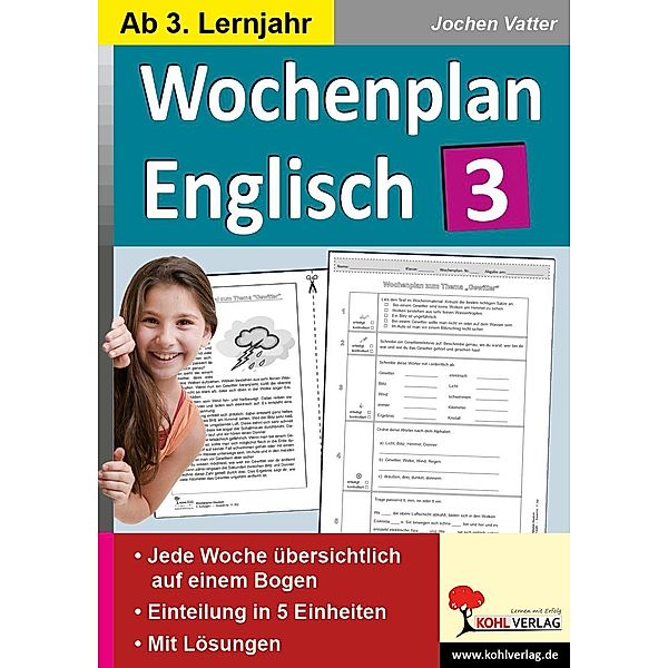 Wochenplan Englisch 3, Jochen Vatter