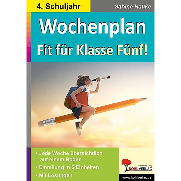 Wochenplan Fit für Klasse Fünf! / Wochenplan, Sabine Hauke