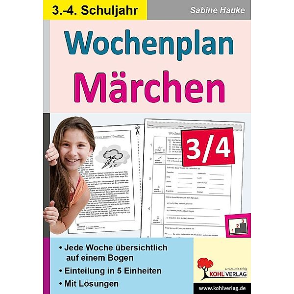 Wochenplan Märchen 3/4, Sabine Hauke