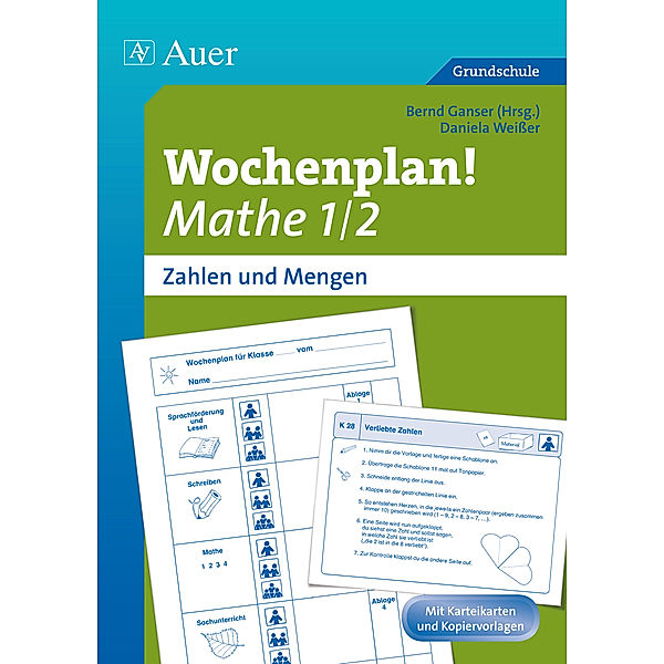 Wochenplan! Mathe 1/2 - Zahlen und Mengen, Daniela Weißer